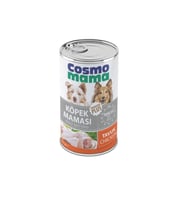 COSMO MAMA YETİŞKİN TAVUK ETLI KÖPEK KONSERVE MAMASI 12 ADET X 415 GR