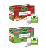 Ginseng ve Ginkgo Biloba Süzen Poşet Çay Set