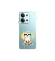Xiaomi Redmi 15C 4G ile Uyumlu Splash Mirket Tasarımlı Şeffaf Silikon Kılıf