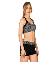 Endeep Kadın Şortlu Desenli Bikini Takımı