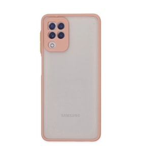 Samsung Galaxy A22 Kılıf Montreal Silikon Kapak - Pembe