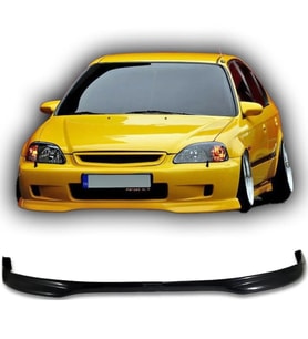 Honda Civic İes Typer Ön Ek Karlık Plastik Mat Siyah 1999 2000 2001 Makyajlı Kasa karlık+bodykit+ek