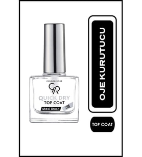 Golden Rose Hızla Kuruyan Oje Kurutucu - Parlak, Uzun Süre Dayanıklı, UV Koruma, 60 Saniyede Kurur, 11 ml