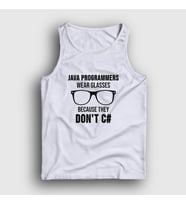 Presmono Unisex Beyaz Glasses Developer Yazılımcı Atlet 333968tt (Beyaz)