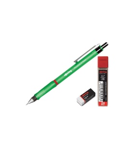 Rotring Okul Seti Visuclick Versatil + Uç Silgi 0.7 MM Yeşil