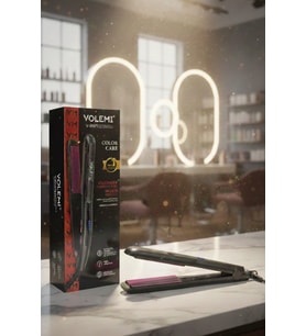 Volemı® V-0107 Profesyonel Seramik Dar Plakalı Saç Düzleştirici Hızlı Isınma Dijital Led Ekran