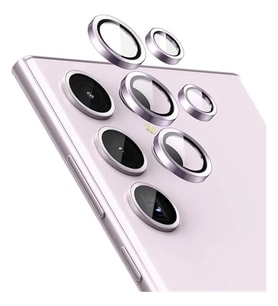 Coverzone Samsung Galaxy S24 ile uyumlu Kamera Lens Koruma Kolay Takabilen G�r�? A�?s?n? Bozmayan Y�ksek ��z�n�rl�kl� Premium Advice Safir Kamera Lens Koruma (Lila, Galaxy S24 Plus)