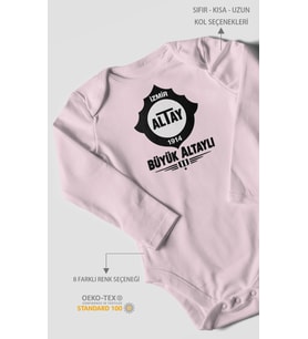 Büyük Altaylı! Altayspor Uzun Kollu Çıtçıtlı Bebek Body