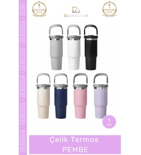 #Termos Paslanmaz Vakumlu Sızdırmaz Mat Isı Yalıtımlı Dayanıklı Şık Ergonomik Çelik Termos