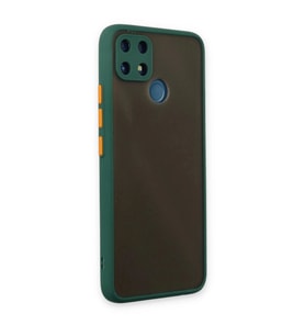 Realme C25 Kılıf Montreal  Kapak - Yeşil