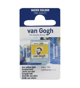 Talens Van Gogh 1/2 Tablet Sulu Boya 268 Azo Yellow Light 