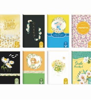 LİLAMOR ÇAY KOKULU AYRAÇLI DEFTER (Yeşil)