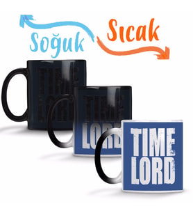 Doctor Who Time Lord Sihirli Kupa Bardak Porselen
