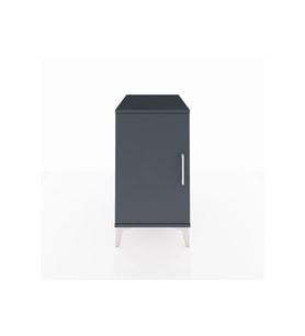 Kronos Komodin 2 Raflı Tek Kapaklı 44x59x80 Antrasit-Antrasit