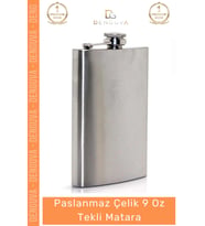 #TermosMatara Kaliteli Uzun Süre Soğuk Tutan Dayanıklı Sızdırmaz Paslanmaz Çelik Matara Şişesi 9 Oz