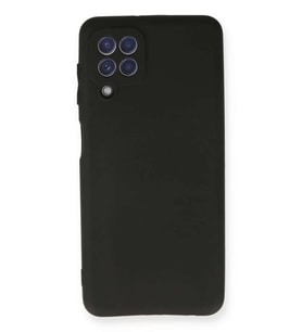 Galaxy A22 Kılıf First Silikon - Siyah