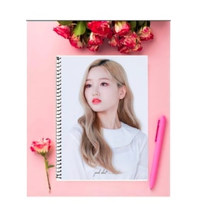 Loona Kpop Defter 1 Adet Özel Tasarım A4 Boyutu 21*29 Cm Telli Çizgili