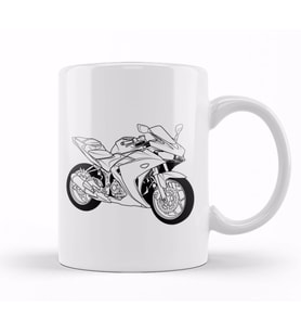 Yamaha Yzf R25 Kupa Bardak Porselen