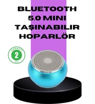 Taşınabilir Mini Bluetooth Hoparlör 9m Menzil Dahili Mikrofon
