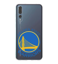Huawei P20 Pro Uyumlu Kapak Golden State Warriors Tasarımlı Şeffaf Silikon Kılıf