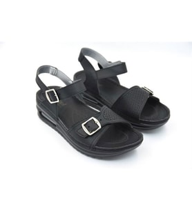 CarlaVerde 162412.51 Kadın Air Taban Sandalet SİYAH