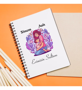 Evimizin Sultanı Tasarımlı Defter Kişiye Özel