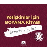 Yetişkinler İçin Boyama Kitabı-Mandala