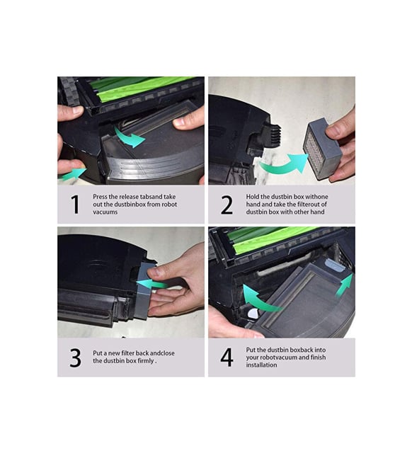iRobot Roomba i7 i7+ Uyumlu 10 Parça Set