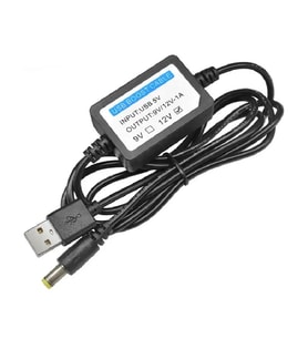 USB 5V - 12V 1A Voltaj Yükseltici Booster 1m