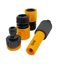 Fixonic B.H.D BHD00510 4 Parça ½" Sulama Başlığı Set (Sarı-Siyah)