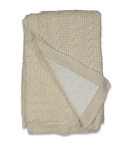 538790 Trikomer Unisex Bebe Triko Çantalı Battaniye (Bej)