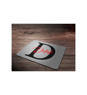KİŞİYE ÖZEL D HARF BASKILI MOUSE PAD
