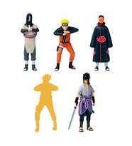 Naruto 5'li Koleksiyon Figür Seti Model 2
