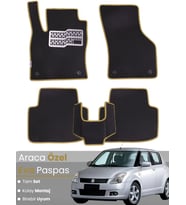 SUZUKİ SWİFT (2004-2010) Uyumlu EVA Paspas Tam Set–Oto Paspas,Araca Özel,Kolay Montaj