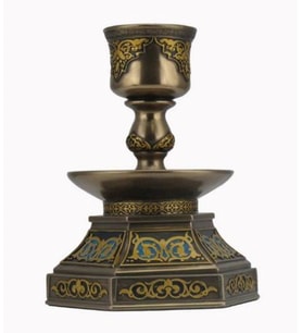 WISE Veronese Serisi-WISE ARABESK MUMLUK-12*8*8 CM. (Gold)