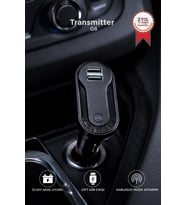 Torima Transmitter Şarj Özellikli Dijital Göstergeli Bluetooth Fm G8 PD Siyah