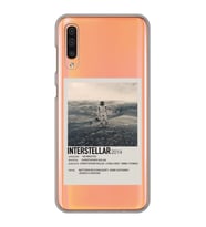 Samsung Galaxy A70 Uyumlu Interstellar Tasarımlı Şeffaf Telefon Kılıfı