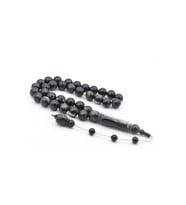 Sistemli Küre Kesim Dev Boy Siyah Koç Boynuzu Tesbih 12 Mm