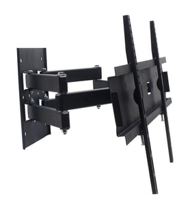Powermaster 39-55 İnç Çift Kollu Kilitli Hareketli Lcd Led Tv Monitör Duvar Askı Aparatı 98-140 Ekran Uyumlu