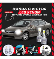Honda Civic FD6 2007-2012 Uzun Far Uyumlu Şimşek Etkili Led Xenon Performance Series HB4