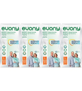 Evony Hasta Bezi Yetişkin Emici Külot L-Büyük 120 Adet (4PK*30)