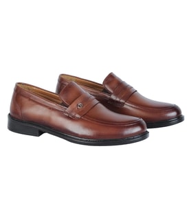 MP 241-4407Mr %100 Deri Günlük Erkek Casual Ayakkabı (Kahverengi)
