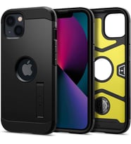 Spigen iPhone 13 Mini ile Uyumlu Kılıf Tough Armor Military Grade Black (Siyah)