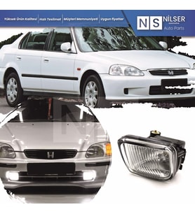 Honda Civic Sis Lambası Sağ (BEYAZ-AMPULLU) 1996-1998