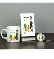 Tıbbi Mümessil Üçlü Set (Kupa + Telefon Standı + Anahtarlık)