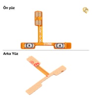 Xiaomi Mi 11 Lite Uyumlu Yan Ses Filmi Ses Tuşu Flexi Volume Filmi Ses Açma Kapama Tuş Bordu