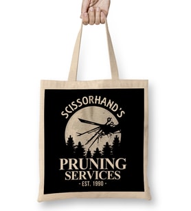 Edward Scissorhands Pruning Services Bez Çanta Uzun Saplı