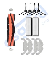 DREAME D10 PLUS – D10S PLUS – D10 PLUS GEN 2 UYUMLU 1 Ana Fırça 4 Yan Fırça 2 Filtre 4 Mop PKT-iasgf0001358