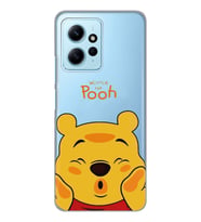Redmi Note 12 4G Uyumlu Winnie The Pooh Desenli Şeffaf Telefon Kılıfı