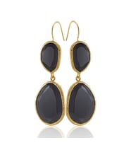 Kadir Jewellery 22 Ayar Altın Kaplama Kadın Sallantılı Küpe -El İşçiliği Ve Hipoalerjenik Küpe